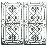 Antique French Wrought Iron Panels