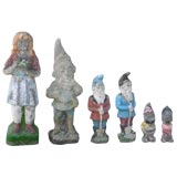Garden Gnome Statues & Snowhite