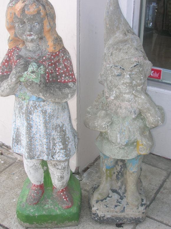 Garden Gnome Statues & Snowhite