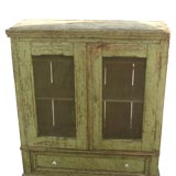 Antique Italian arte  povera pie  cabinet