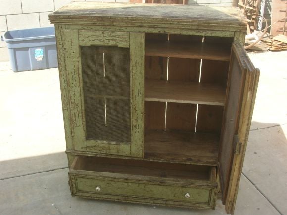 Italian arte  povera pie  cabinet
