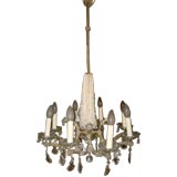 Italian 1940's crystal chandelier