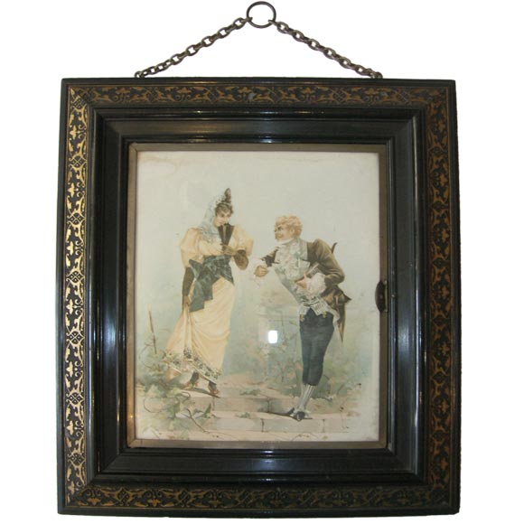 Frenche 19th Century Triptych  Mirror For Sale