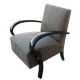 Italian Ebonized Poltrona