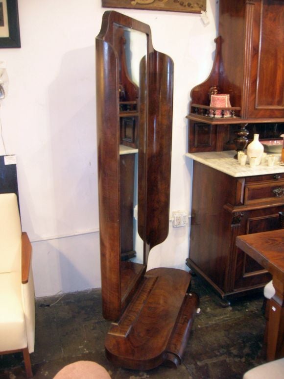 Art Deco Vanity Standing Mirror
