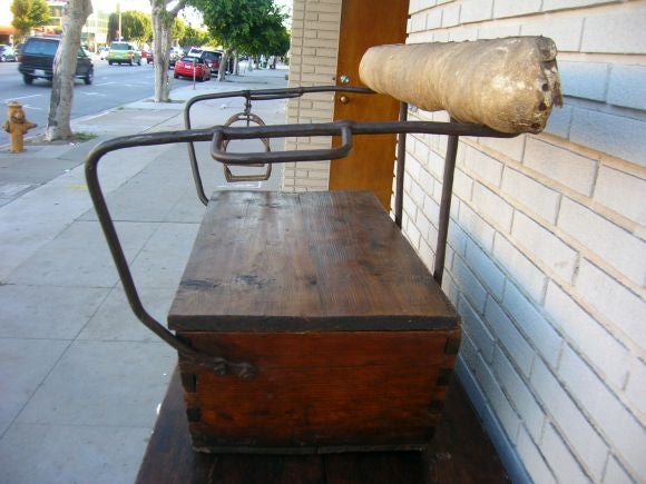 Primitive American Carriage Seat 1