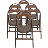 Vintage Set of 6 Folding Chairs