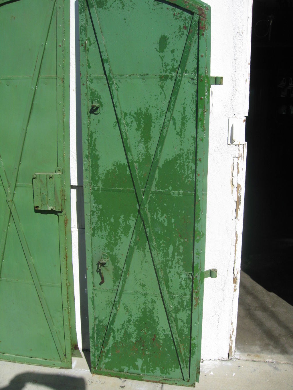 French Antique Blacksmith Doors