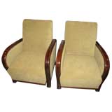 French Art Deco Pair of chairs