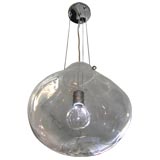 Fontana Arte Murano glass ceiling lamp