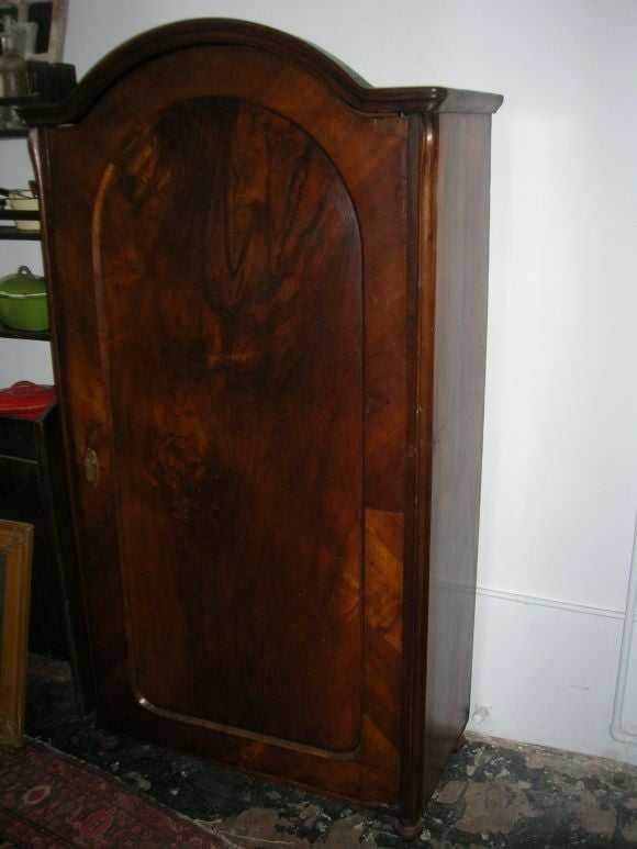 FRENCH  ARMOIRE  DARK WALNUT