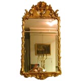 Swedish Rococo Giltwood Mirror