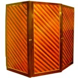 Antique Continental 3 Panel Screen