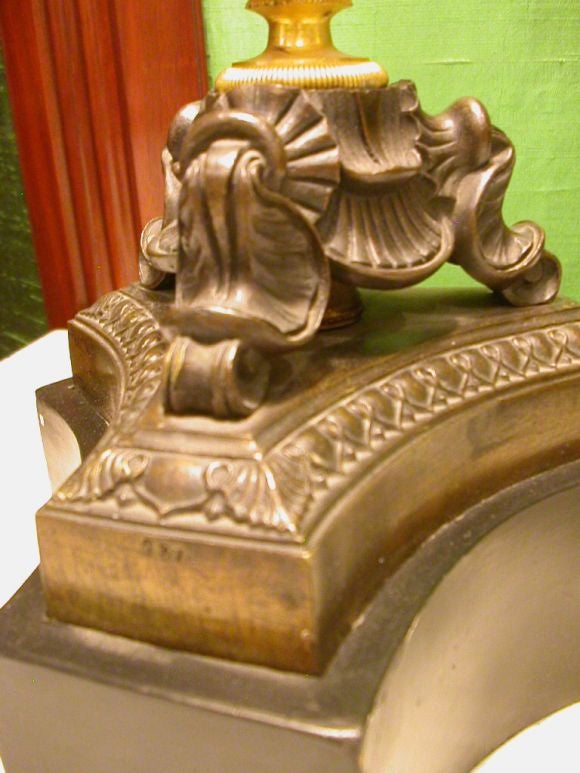 PAIR OF 19TH CENTURY NEOCLASSIC CANDELABRA MOUNTED AS LAMPS