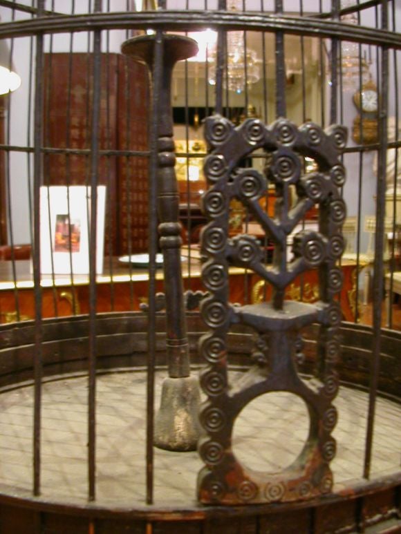 Chinese 19th Century Bamboo Birdcage 1