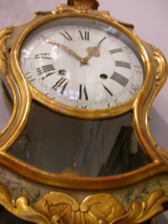 Swedish Rococo Bracket Clock