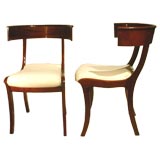 Pair Of Swedish 19th Century Klismo Chairs