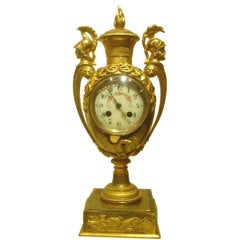 French Charles X Ormolu Clock