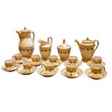 French Empire Porcelain Coffee & Tea Service