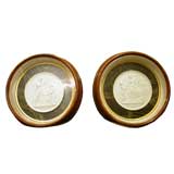 Pair Of Parian Roundel After Bertel Thorvaidsen