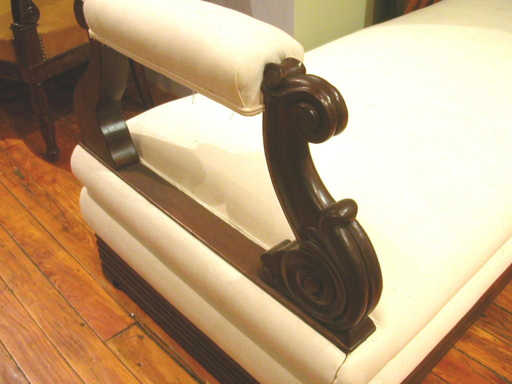 French Louis Philippe Mahogany Lit De Repos
