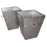 Large stainless steel planter