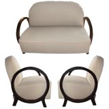 Vintage "Circles" chairs and sofa