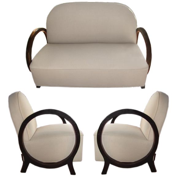 "Circles" chairs and sofa