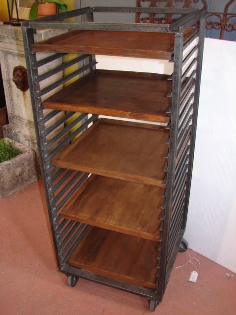 Drying rack on castors