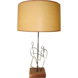 Figural lamp by Heifetz