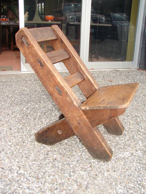 Primitive child's chair