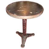 Vintage Iron deco bistro table