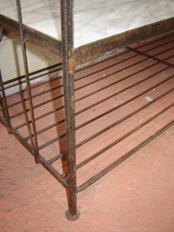 American Iron and Marble Bakers Rack