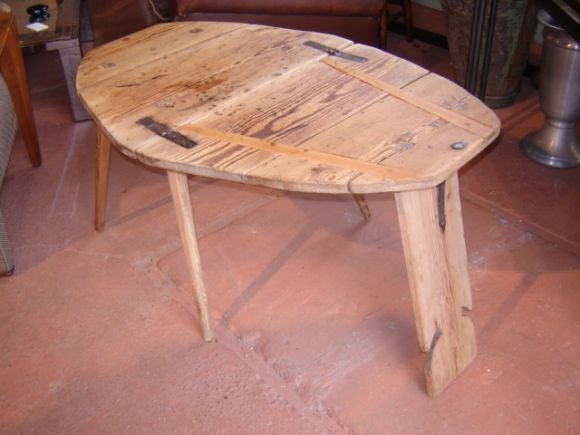 Unusual Primitive Chair cum Table
