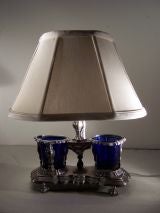 Excellent Early-19th Century Bouillotte Lamp in Silver