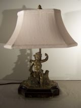 Putti Lamp in Bronze