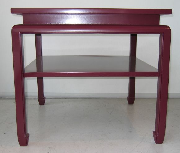 SALE - Pair of Lacquered End Tables