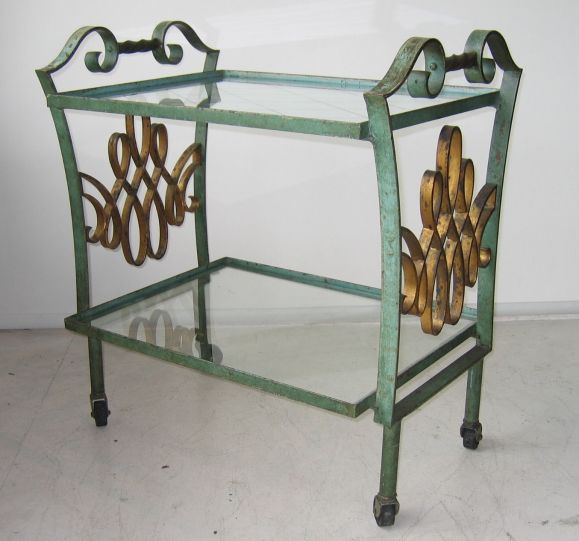 Edgar Brandt Tea Cart For Sale 2