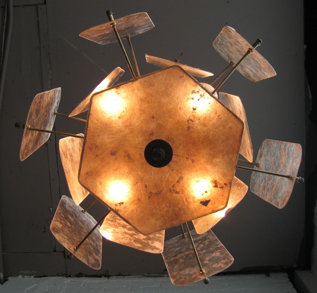 Italian Mica Chandelier