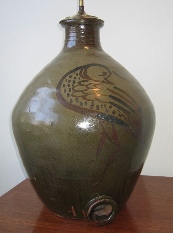 Giant Sake Jug Lamp