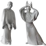 Large Rosenthal Figures of "Der Engel Luzifer"