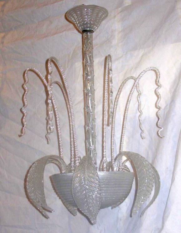 Whimsical Venetian fountain chandelier