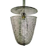 Vintage Rare Venetian 40
s "bubbled" pot chandelier