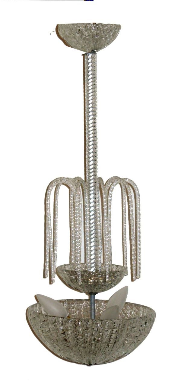 Small 40's Venetian fountain chandelier