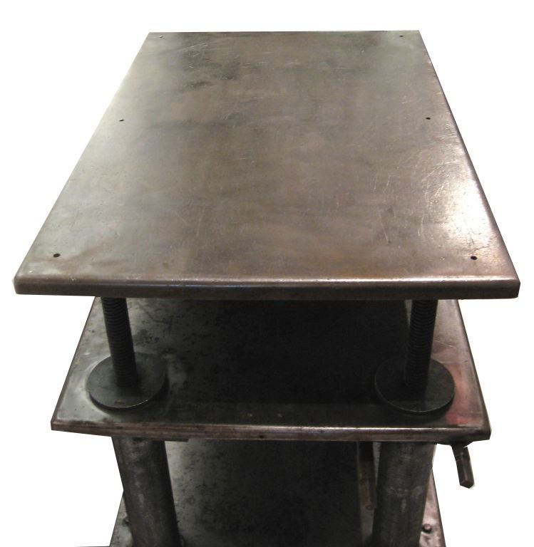 height adjustable console table