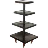 Used Industrial shelving unit on wheels