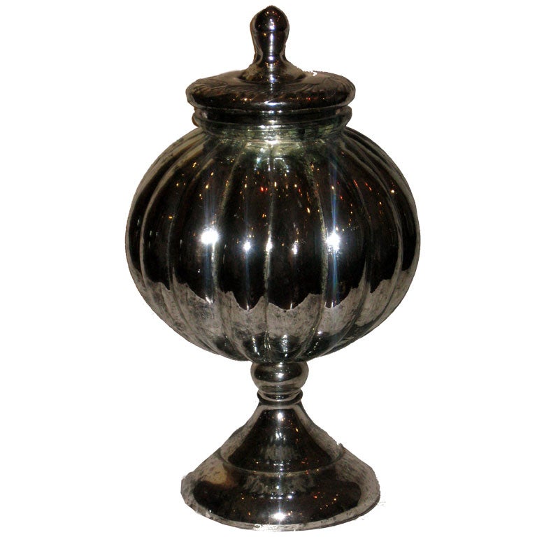 Antique mercury glass vase at 1stdibs