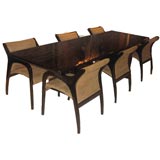 Italian Salocchi/Sormani table and armchairs
