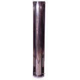 Cylindrical Chromed Floor Lamp