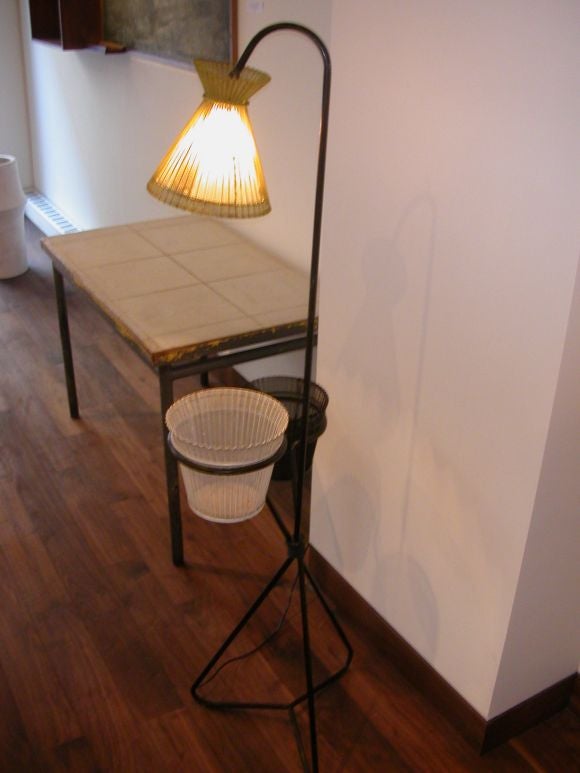 Mategot Floor Lamp w/ 2 Flower Pots